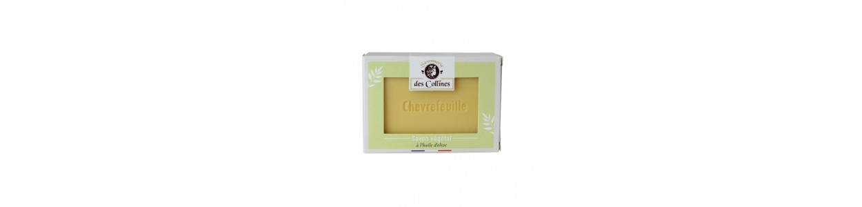 Savon végétal - 100gr - Parfum Chèvrefeuille - Savonnerie des Collines