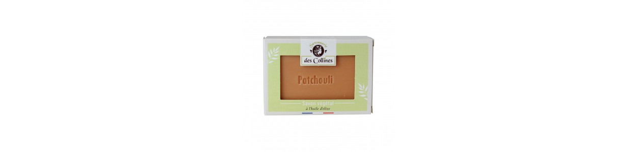 Savon végétal - 100gr - Parfum Patchouli - Savonnerie des Collines