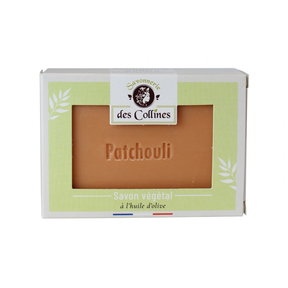 Savon végétal - 100gr - Parfum Patchouli - Savonnerie des Collines