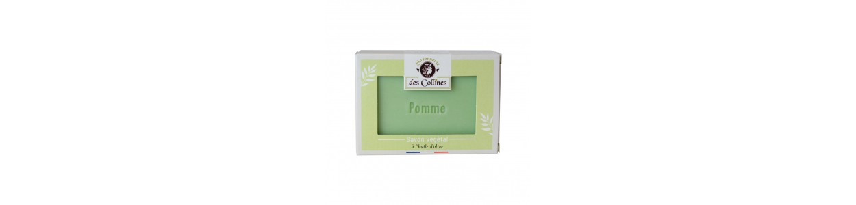 Savon végétal - 100gr - Parfum Pomme - Savonnerie des Collines