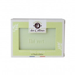 Savon végétal - 100gr - Parfum Thé Vert - Savonnerie des Collines