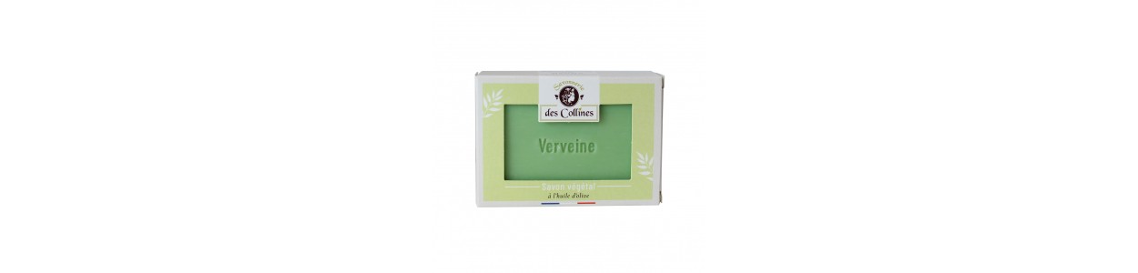 Savon végétal - 100gr - Parfum Verveine - Savonnerie des Collines