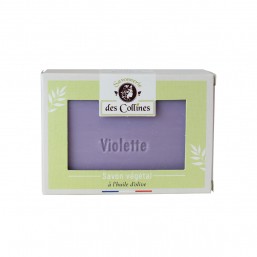 Savon végétal - 100gr - Parfum Violette - Savonnerie des Collines