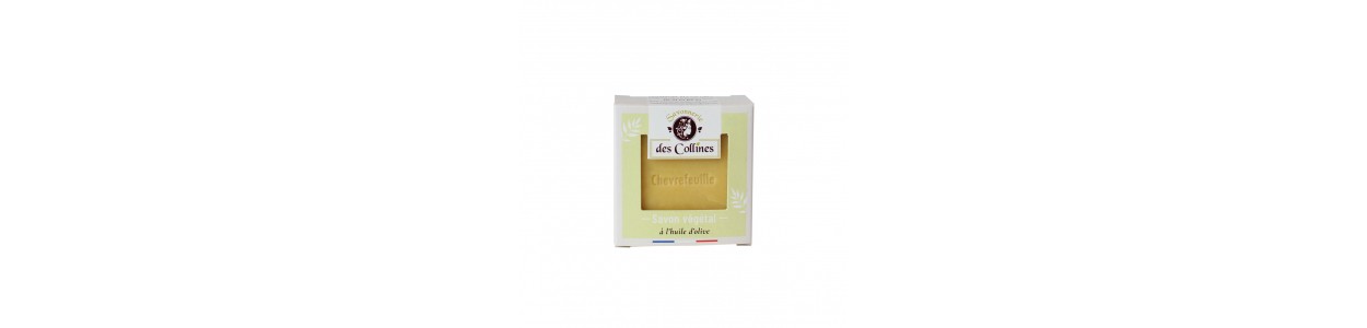 Savon végétal - 50gr - Parfum Chèvrefeuille - Savonnerie des Collines