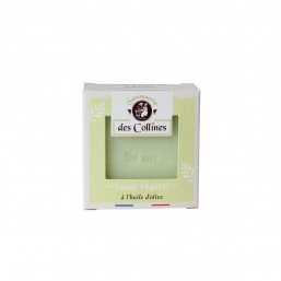 Savon végétal - 50gr - Parfum Thé Vert - Savonnerie des Collines