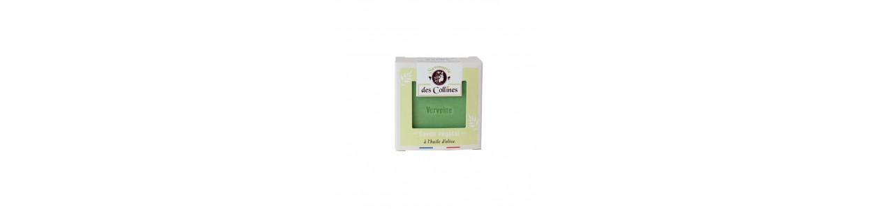 Savon végétal - 50gr - Parfum Verveine - Savonnerie des Collines