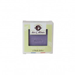 Savon végétal - 50gr - Parfum Violette - Savonnerie des Collines