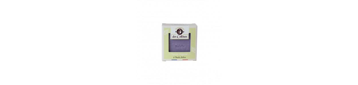 Savon végétal - 50gr - Parfum Violette - Savonnerie des Collines