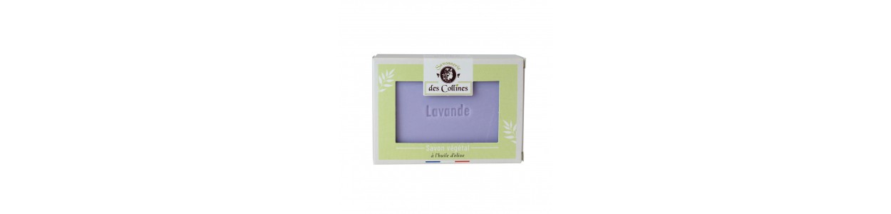 Savon végétal - 100gr - Parfum Lavande - Savonnerie des Collines