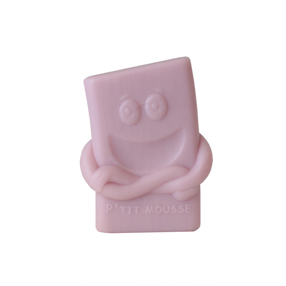 Savon Fantaisie - Pti'Mousse 80gr - Parfum Rose - Savonnerie des Collines Savon Fantaisie - Pti'Mousse 80gr - Parfum Rose - Savonnerie des Collines