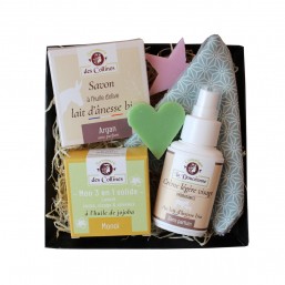 Coffret Savons et cosmétiques lait d'ânesse - Savonnerie des Collines