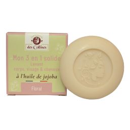 Savon 3 en 1 - corps, visage & cheveux - 100gr - Savonnerie des Collines