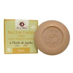 Savon 3 en 1 - corps, visage & cheveux - 100gr - Savonnerie des Collines