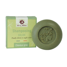 Shampoing solide - cheveux gras- 100gr -  Savonnerie des Collines