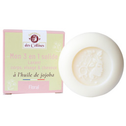 Savon 3 en 1 - corps, visage & cheveux - 100gr - Savonnerie des Collines