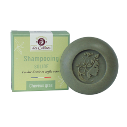 Shampoing solide - cheveux gras- 100gr -  Savonnerie des Collines