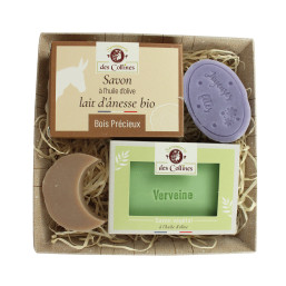 Coffret Noël Duo - Corbeille de 2 savons - La Savonnerie des Collines