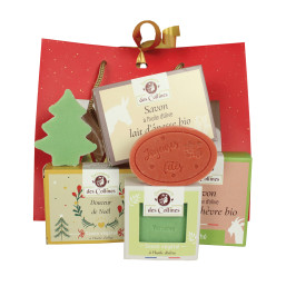 Coffret Découverte Noël - Pochette de 4 savons - Savonnerie des Collines