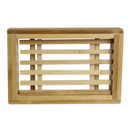 Porte-Savon en Bambou - Modèle Rectangulaire - Savonnerie des Collines