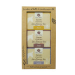 Emballage pack 3 savons lait de chèvre