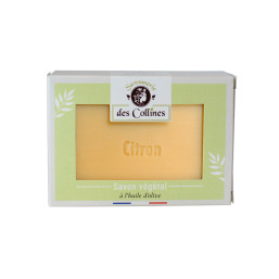 Savon végétal - 100gr - Parfum Citron - Savonnerie des Collines