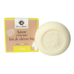 Savon lait de chèvre - Parfum Citron - 100gr - Savonnerie des Collines