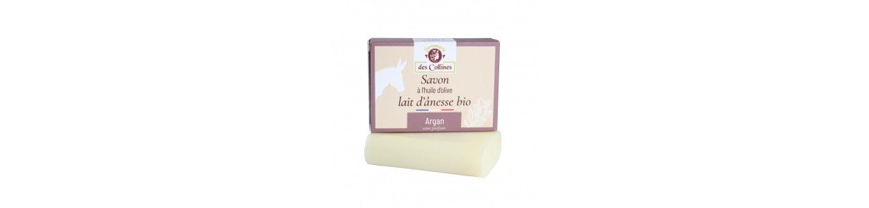 Savon lait d'ânesse - Argan- 100gr - Savonnerie des Collines