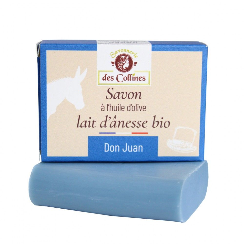 Savon lait d'ânesse - Parfum Don Juan - 100gr - Savonnerie des Collines