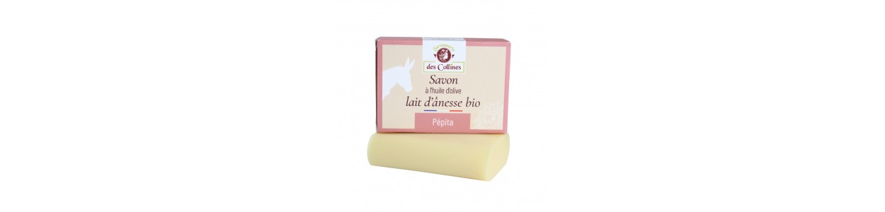 Savon lait d'ânesse - Parfum Pépita - 100gr - Savonnerie des Collines