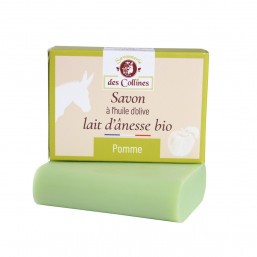 Savon lait d'ânesse - Parfum Pomme - 100gr - Savonnerie des Collines