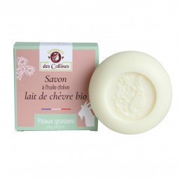 Savon lait de chèvre - Peaux Grasses - 100gr - Savonnerie des Collines