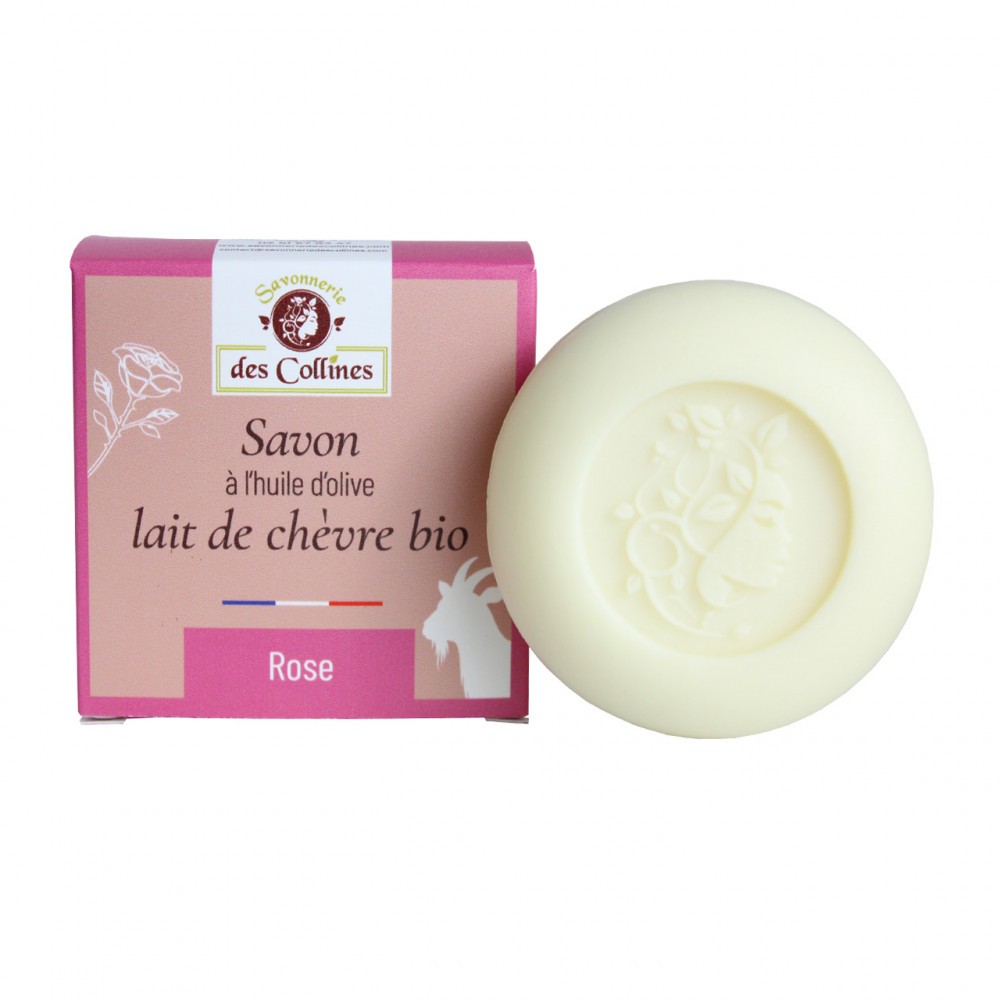 Savon Rond Lait de Chèvre BIO 100 g - La Savonnerie de Nyons