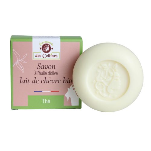 Savon lait de chèvre - Parfum Thé - 100gr - Savonnerie des Collines