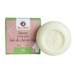 Savon lait de chèvre - Parfum Thé - 100gr - Savonnerie des Collines