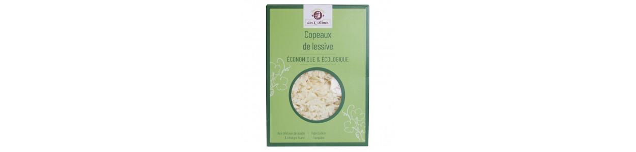 Lessive naturelle - copeaux de savon - 500gr - Savonnerie des Collines