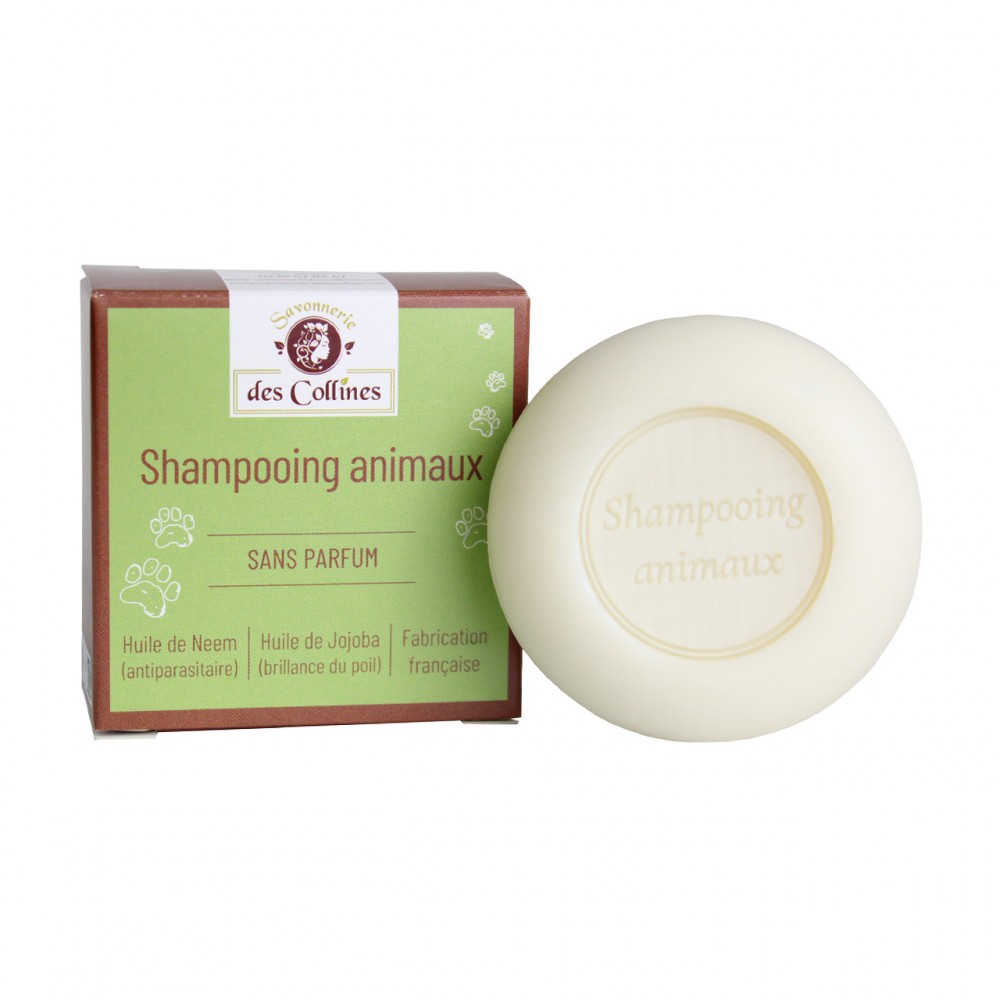 Shampoing naturel pour animaux - 100gr - Savonnerie des Collines Shampoing naturel pour animaux - 100gr - Savonnerie des Collines