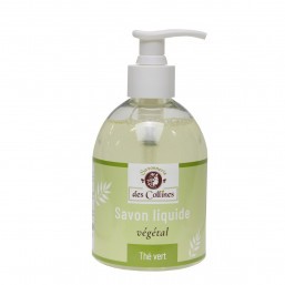 Savon liquide 300ml - Lait d'Ânesse - Parfum Thé Vert - Savonnerie des Collines