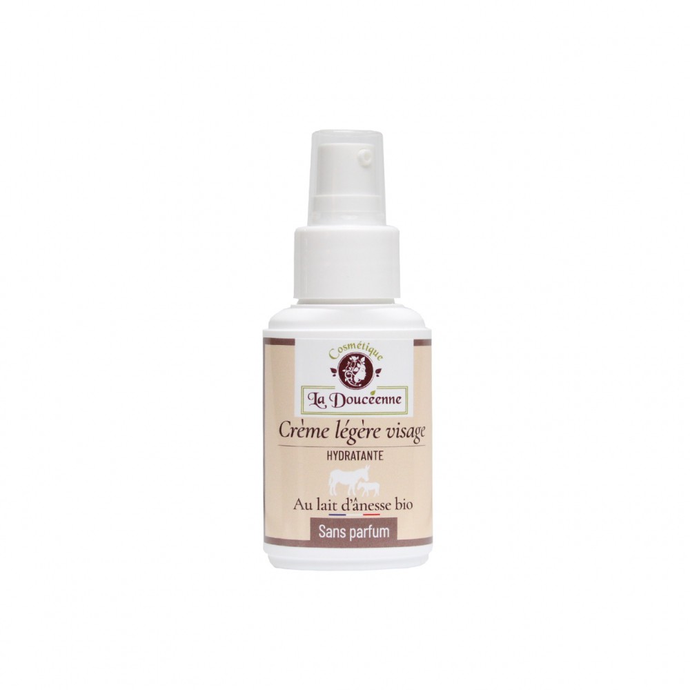 Crème visage - lait d'ânesse - sans parfum - Savonnerie des Collines Crème visage - lait d'ânesse - sans parfum - Savonnerie des Collines